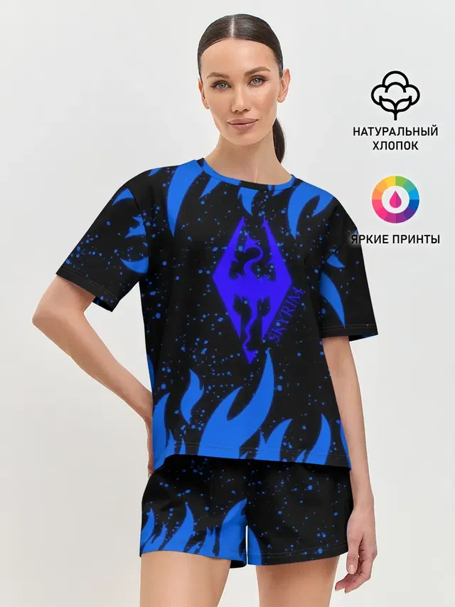 Женская пижама с шортами