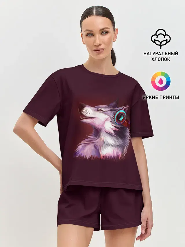 Женская пижама с шортами