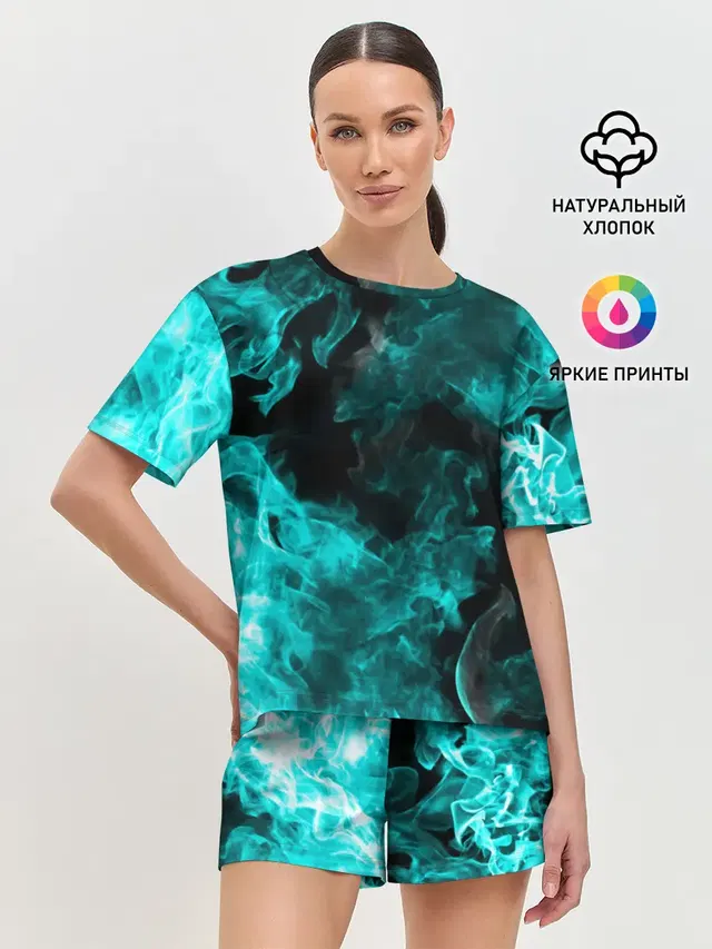 Женская пижама с шортами
