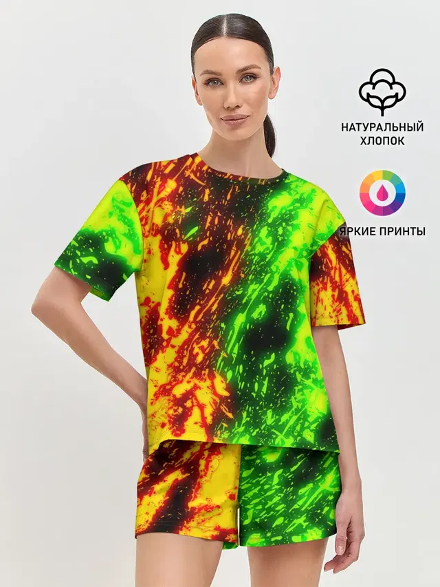 Женская пижама с шортами