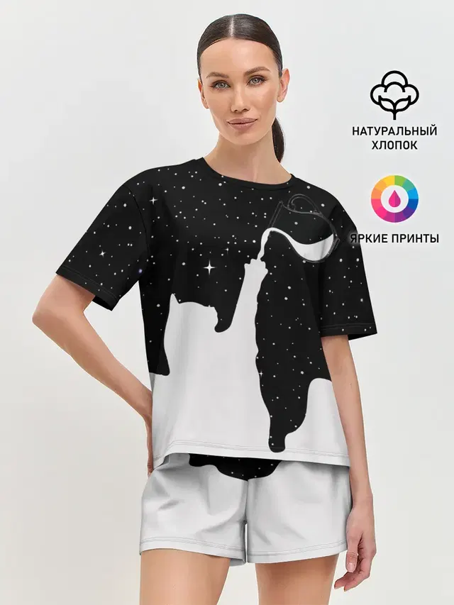 Женская пижама с шортами