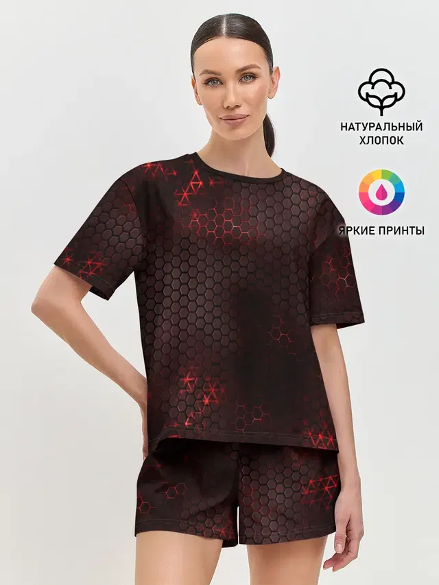 Женская пижама с шортами
