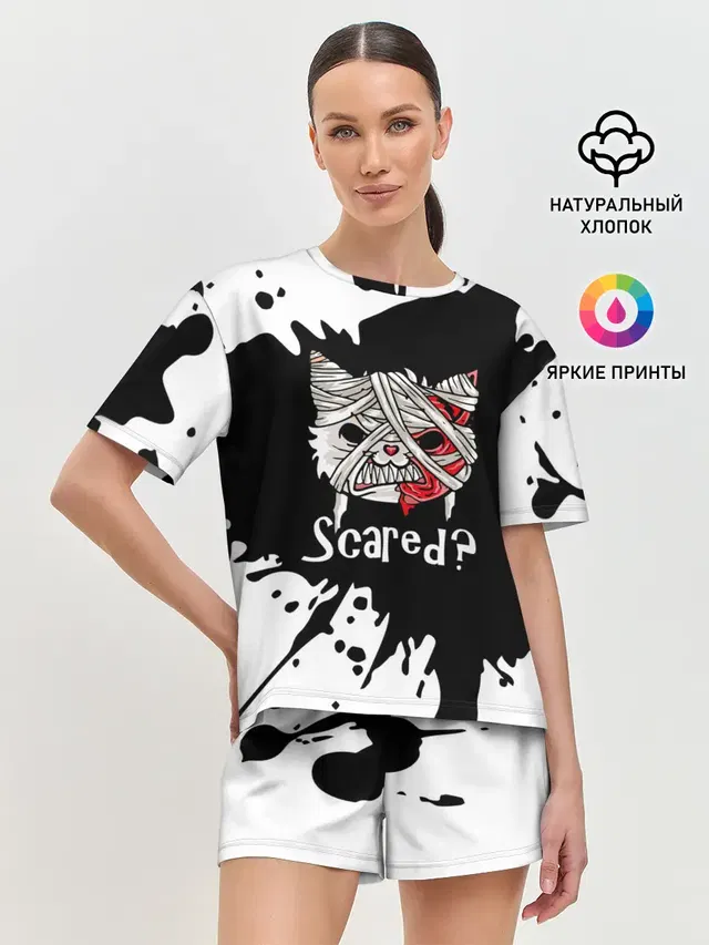Женская пижама с шортами