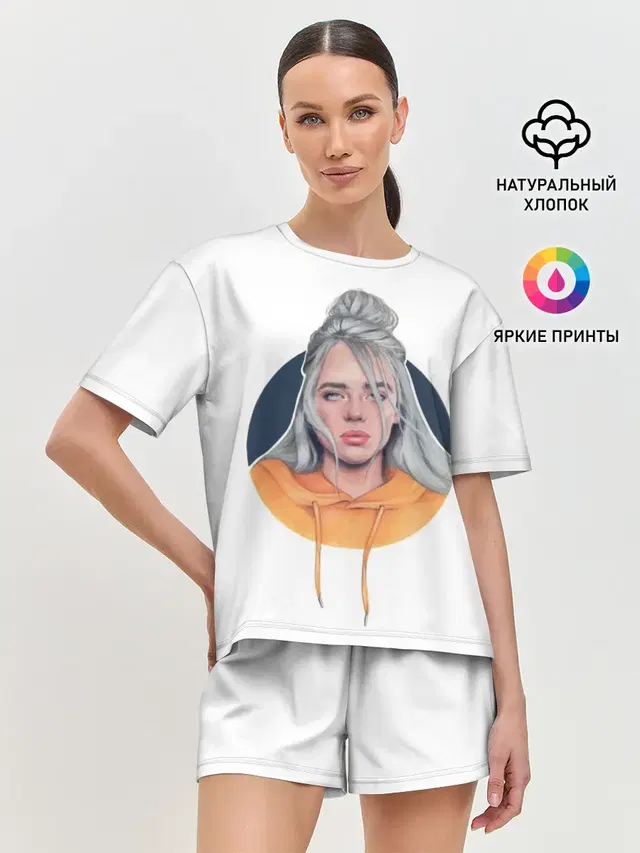 Женская пижама с шортами