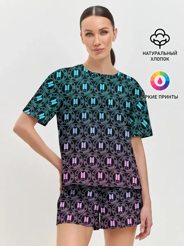 Женская пижама с шортами