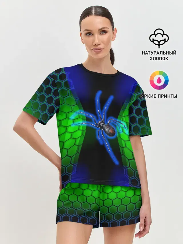 Женская пижама с шортами