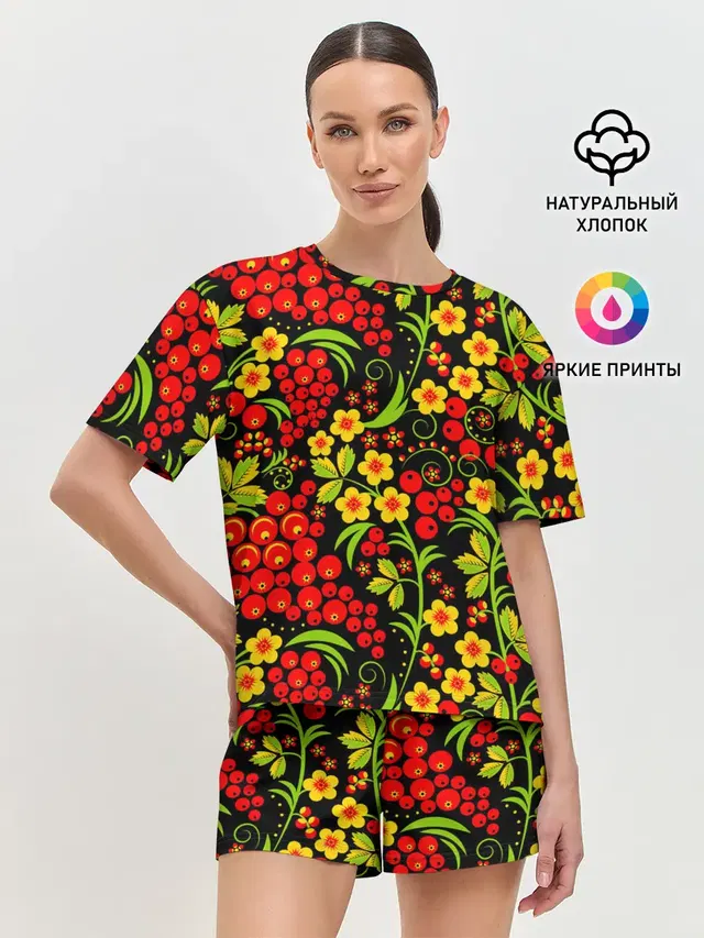 Женская пижама с шортами