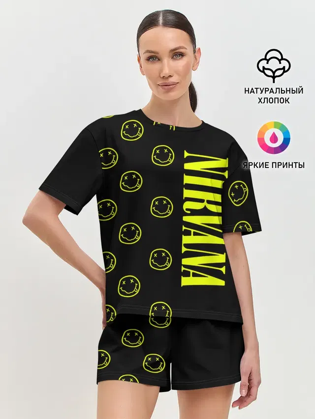 Женская пижама с шортами