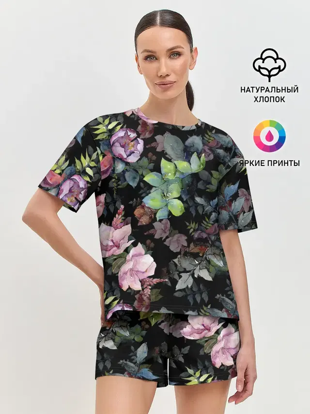 Женская пижама с шортами