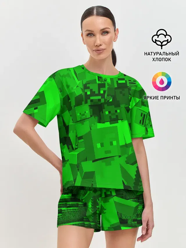 Женская пижама с шортами