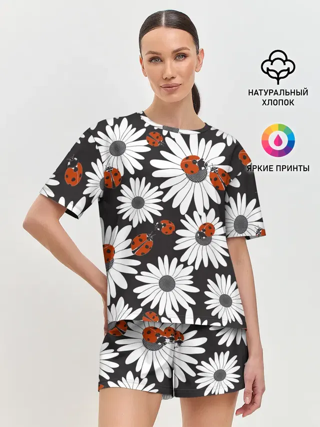 Женская пижама с шортами