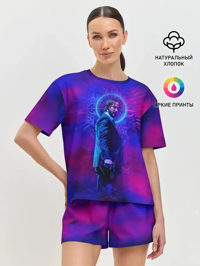 Женская пижама с шортами