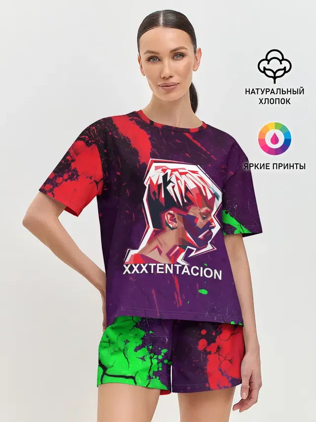 Женская пижама с шортами