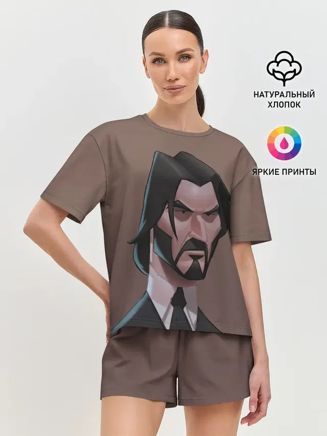 Женская пижама с шортами