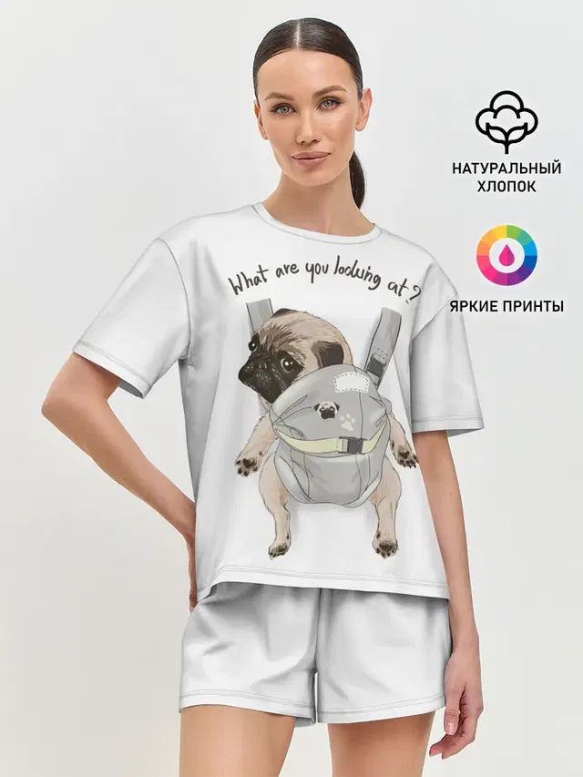 Женская пижама с шортами