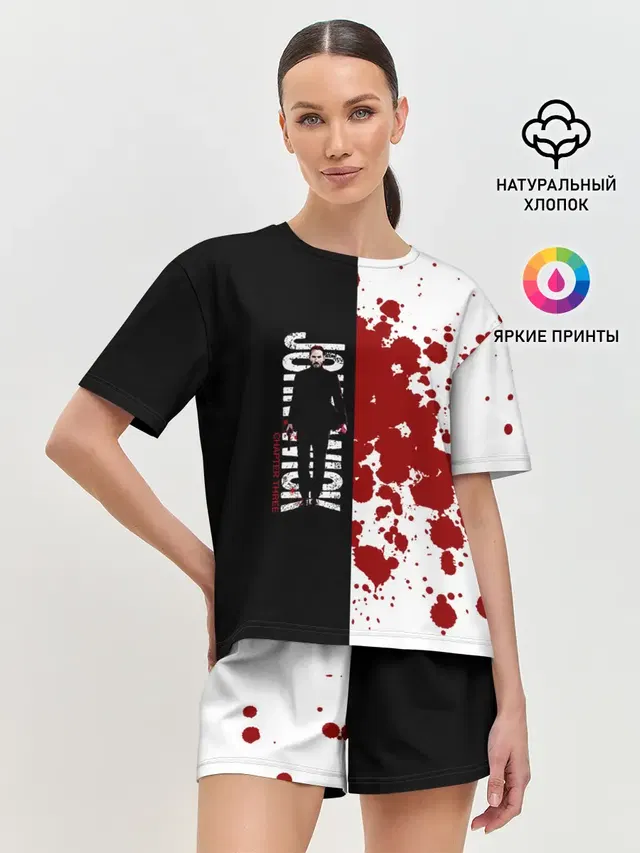 Женская пижама с шортами