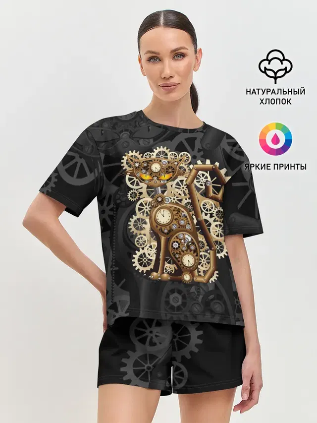 Женская пижама с шортами