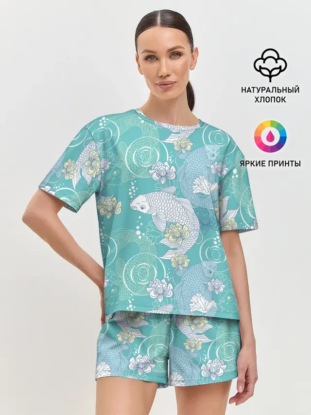 Женская пижама с шортами