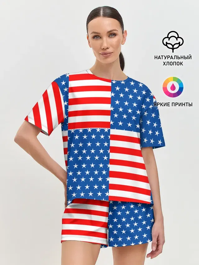 Женская пижама с шортами