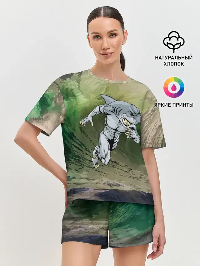 Женская пижама с шортами