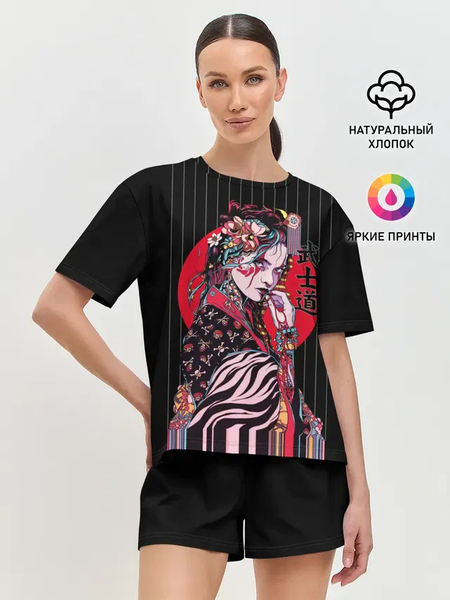 Женская пижама с шортами