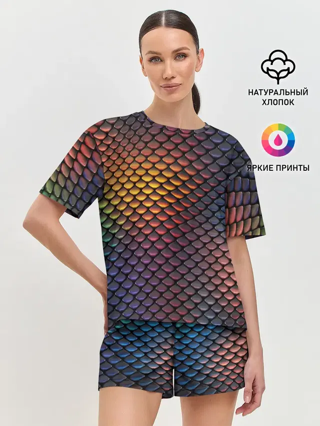 Женская пижама с шортами
