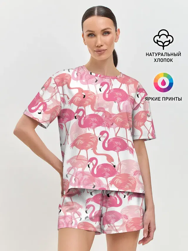 Женская пижама с шортами