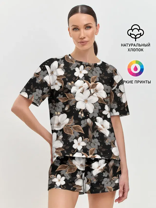 Женская пижама с шортами