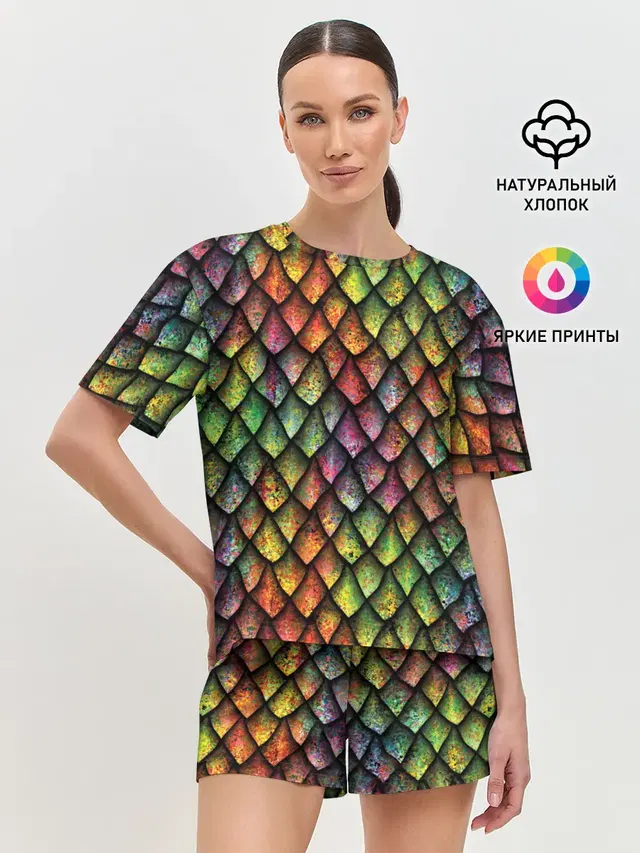 Женская пижама с шортами