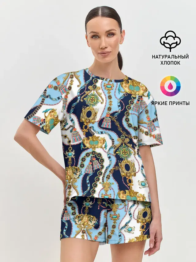 Женская пижама с шортами