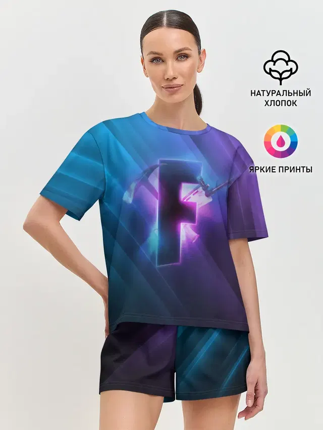 Женская пижама с шортами