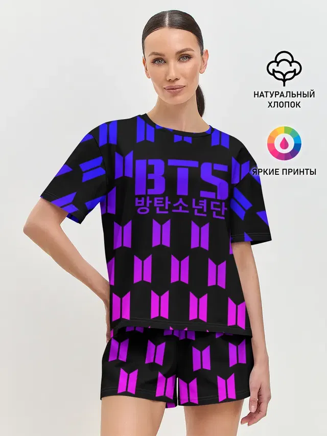 Женская пижама с шортами