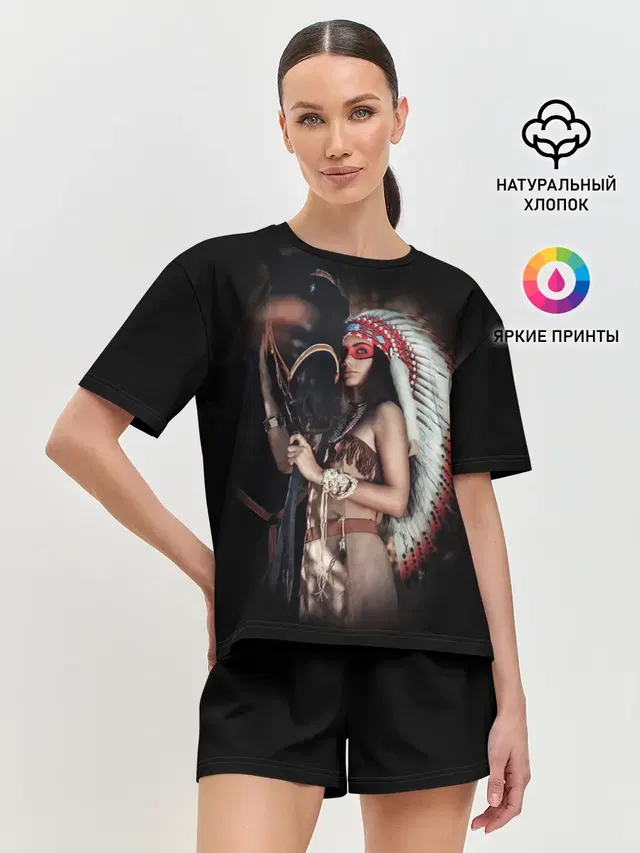 Девушка с лошадью