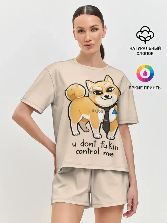 Женская пижама с шортами
