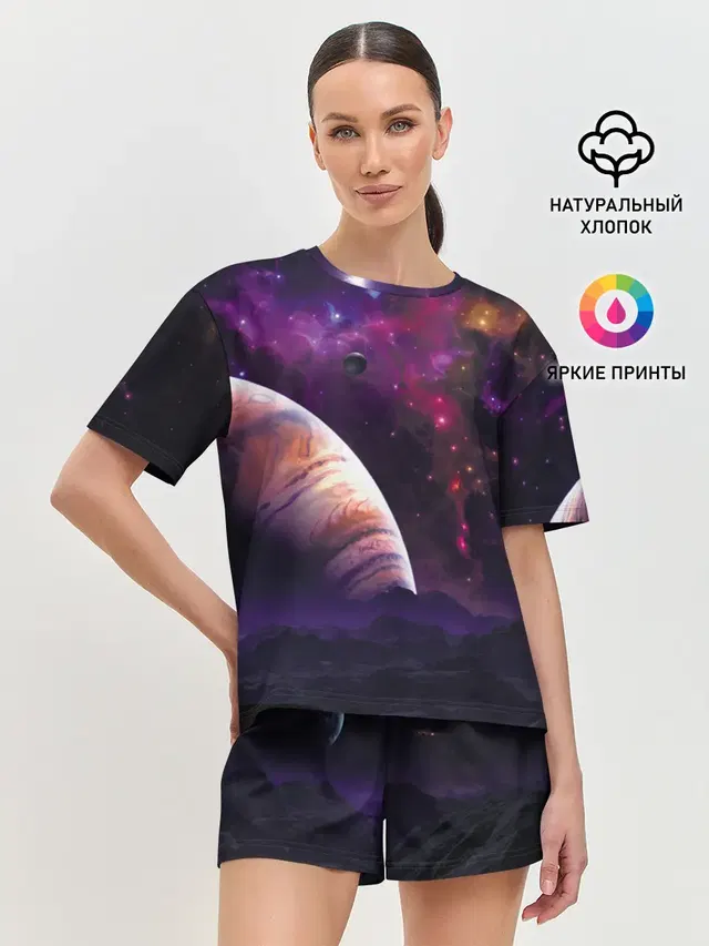 Женская пижама с шортами