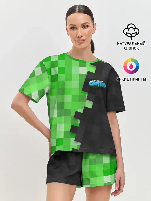 Женская пижама с шортами
