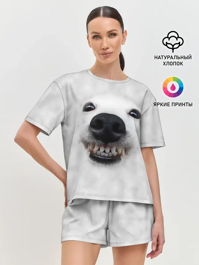 Женская пижама с шортами