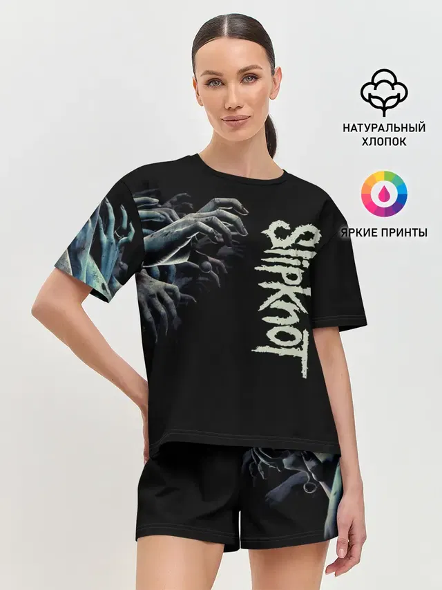 Женская пижама с шортами