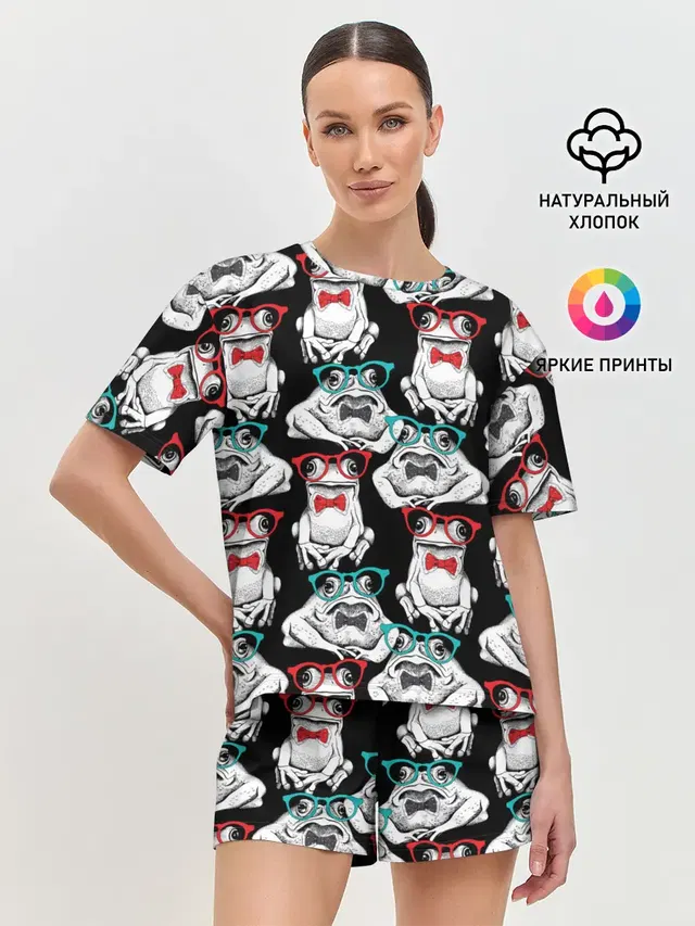 Женская пижама с шортами