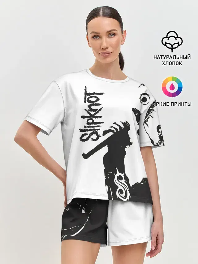 Женская пижама с шортами