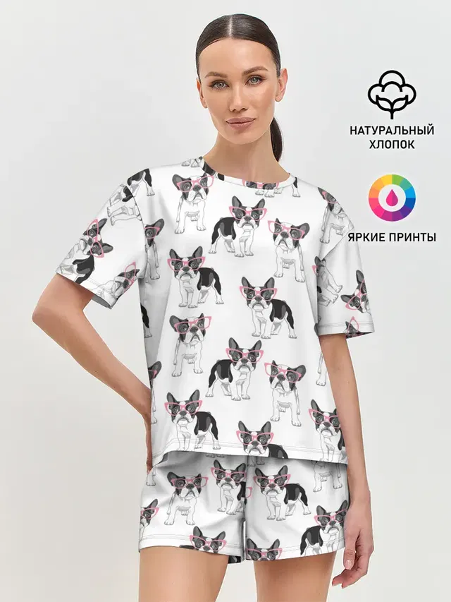Женская пижама с шортами