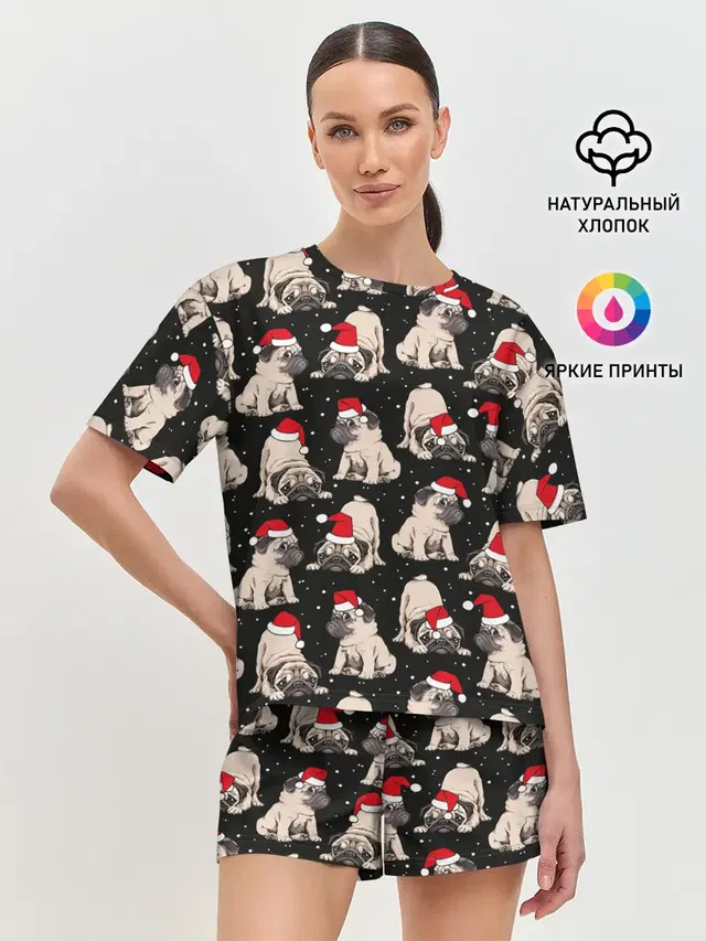 Женская пижама с шортами