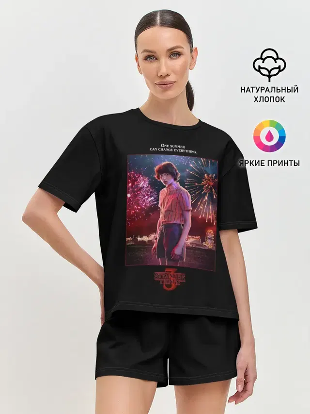 Женская пижама с шортами