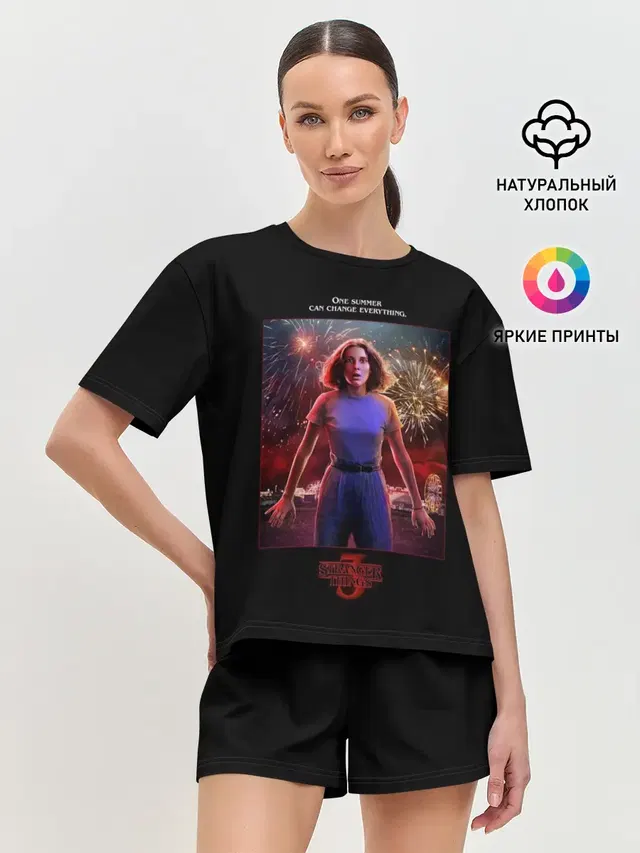 Женская пижама с шортами