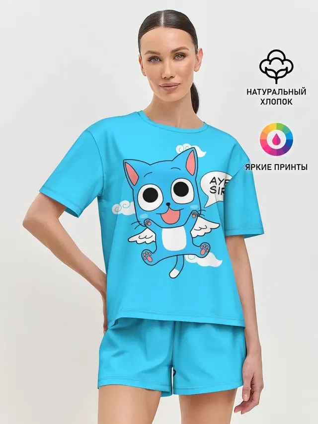 Женская пижама с шортами