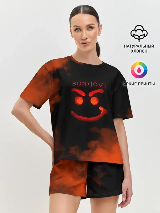 Женская пижама с шортами
