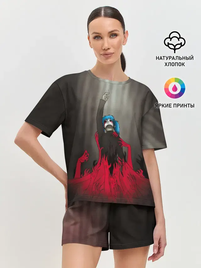 Женская пижама с шортами