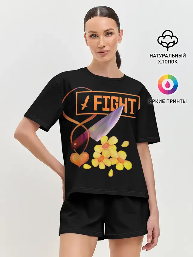 Женская пижама с шортами