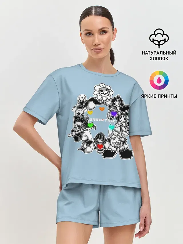 Женская пижама с шортами