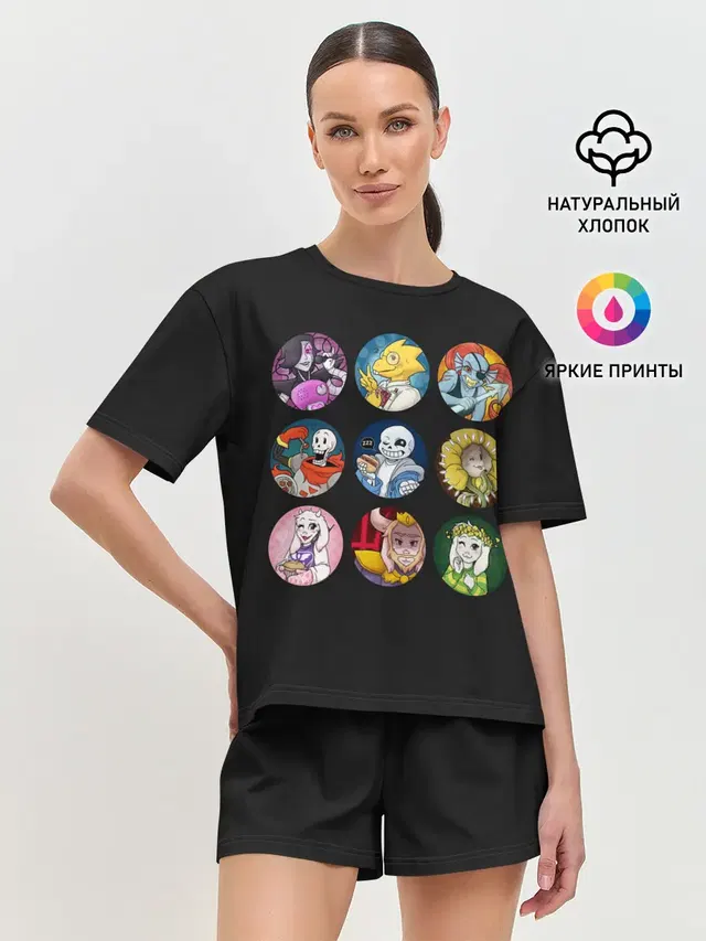 Женская пижама с шортами
